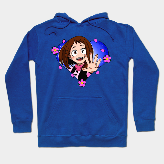 Uraraka Ochaco Myheroacademia Hoodie Teepublic 4544